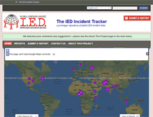 Tablet Screenshot of iedtracker.partners-international.org