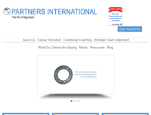 Tablet Screenshot of partners-international.com